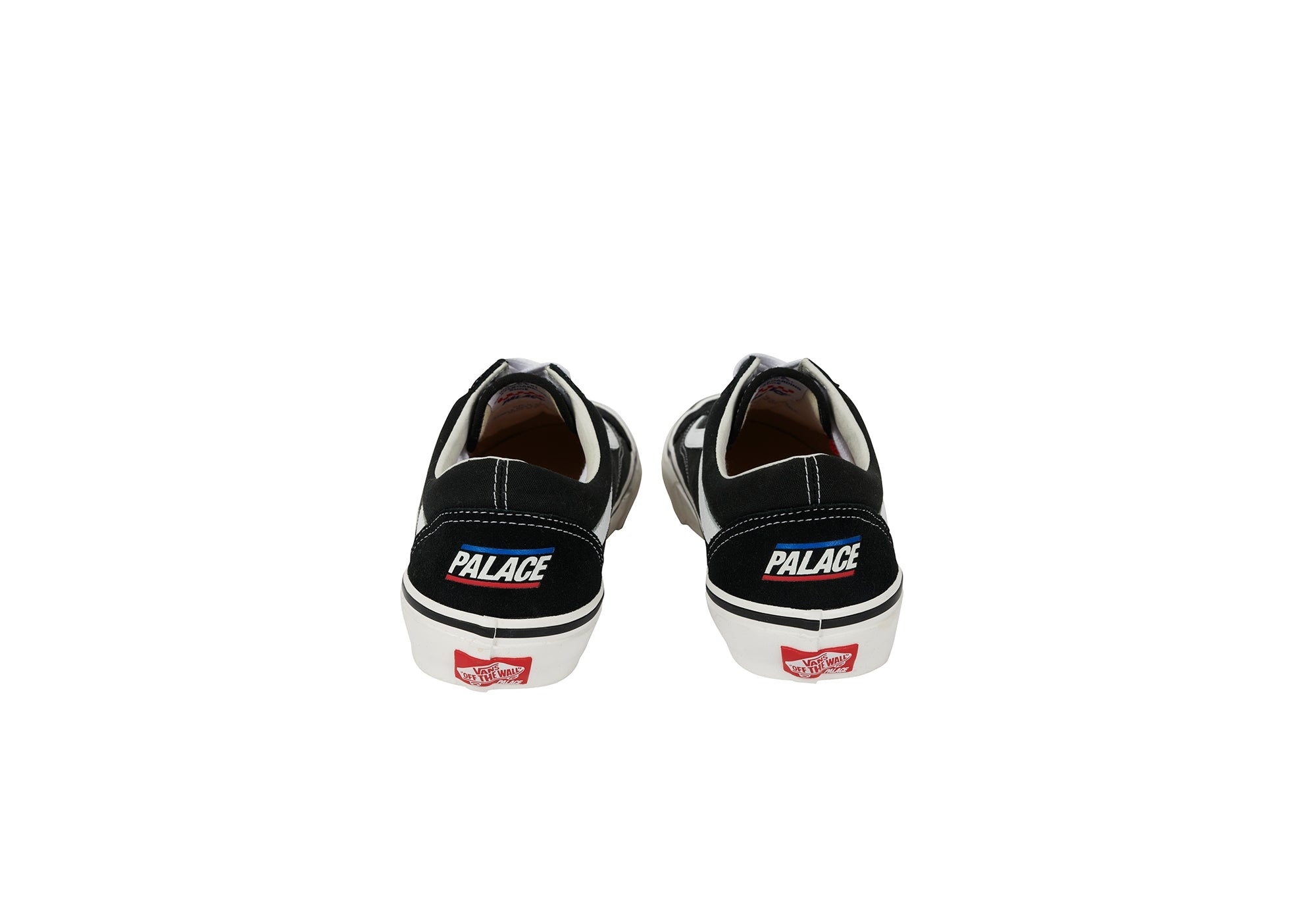 PALACE VANS SKATE OLD SKOOL BLACK / WHITE - 4