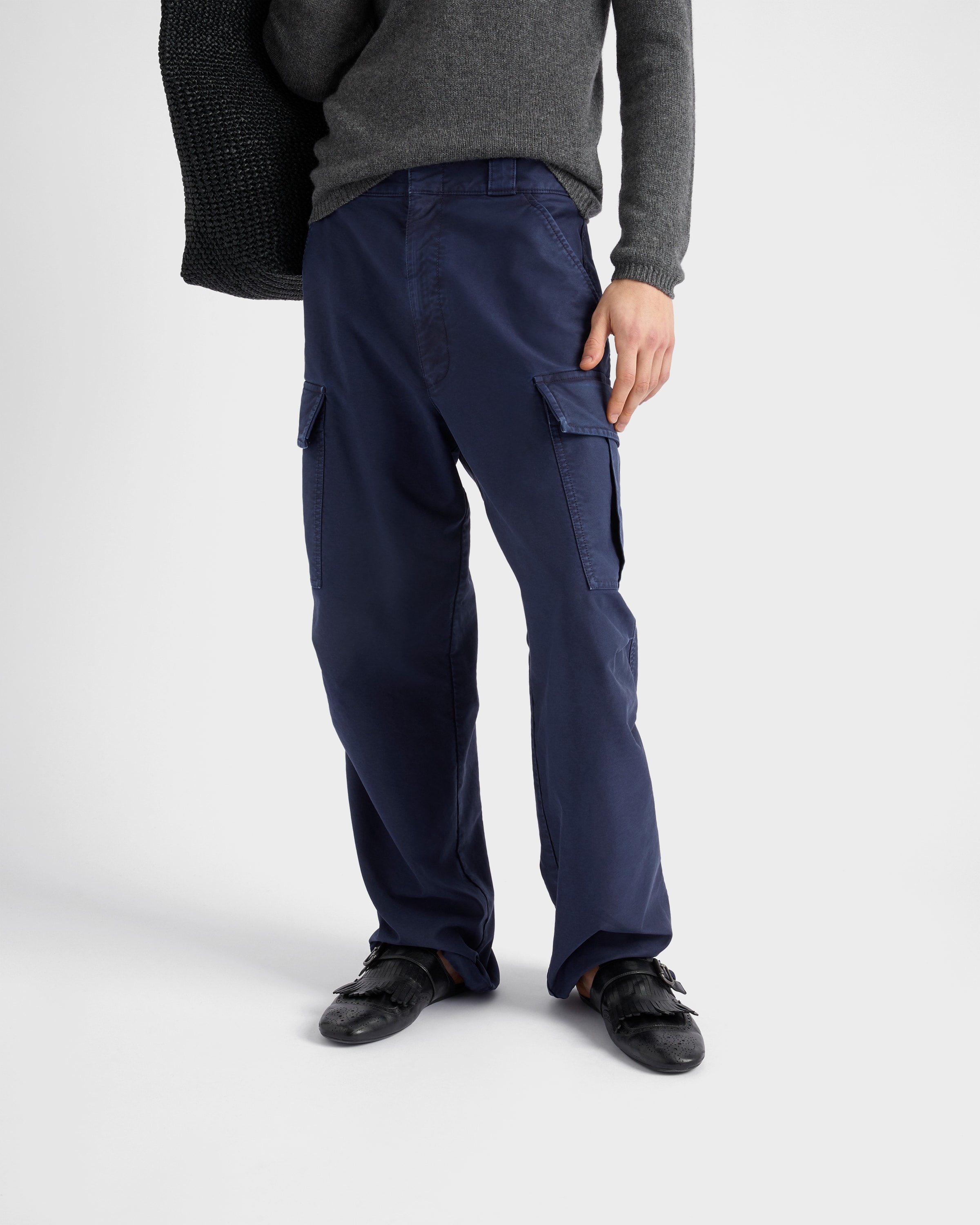Cotton cargo pants - 4