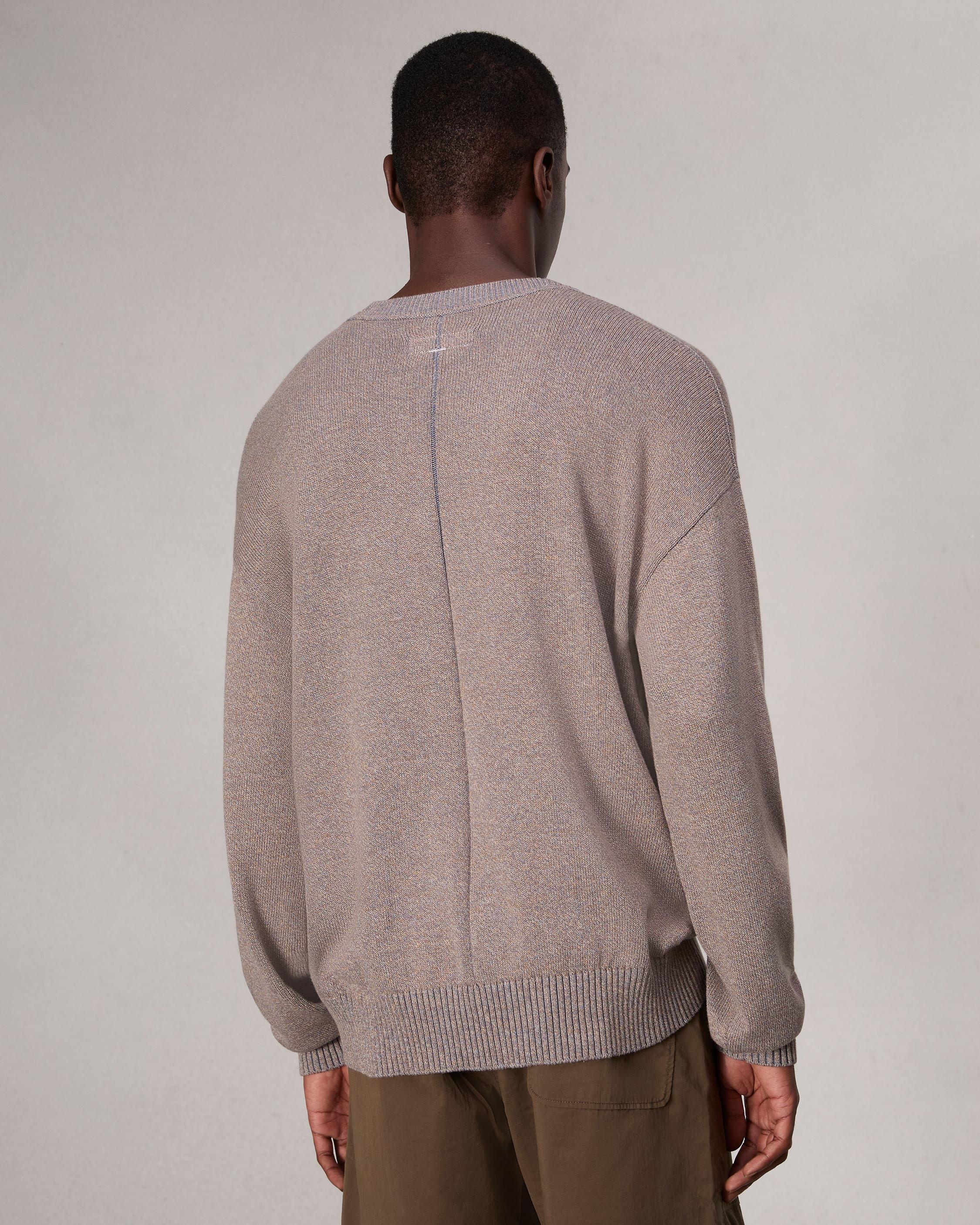 Marled Cotton Sweater - 5