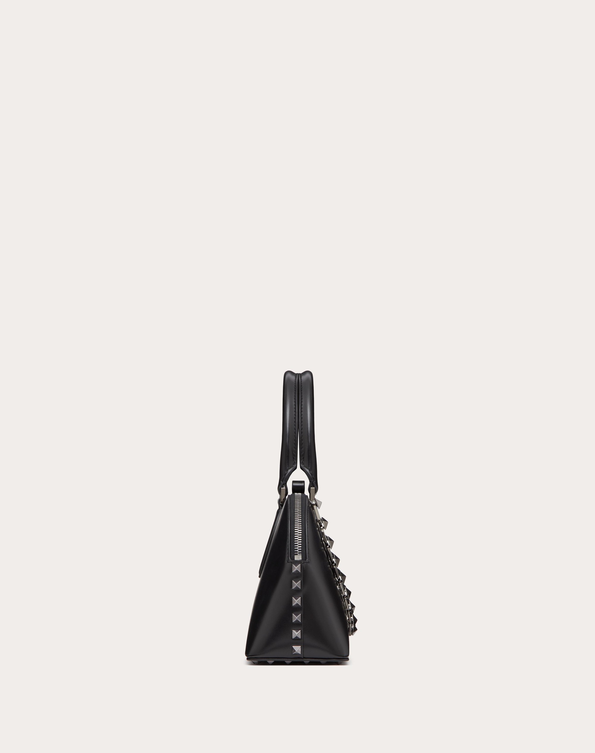 ROCKSTUD CALFSKIN HANDBAG - 5