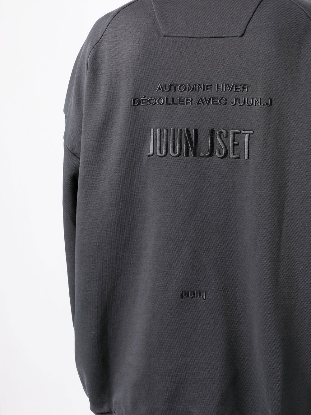 logo-print cotton sweatshirt - 5