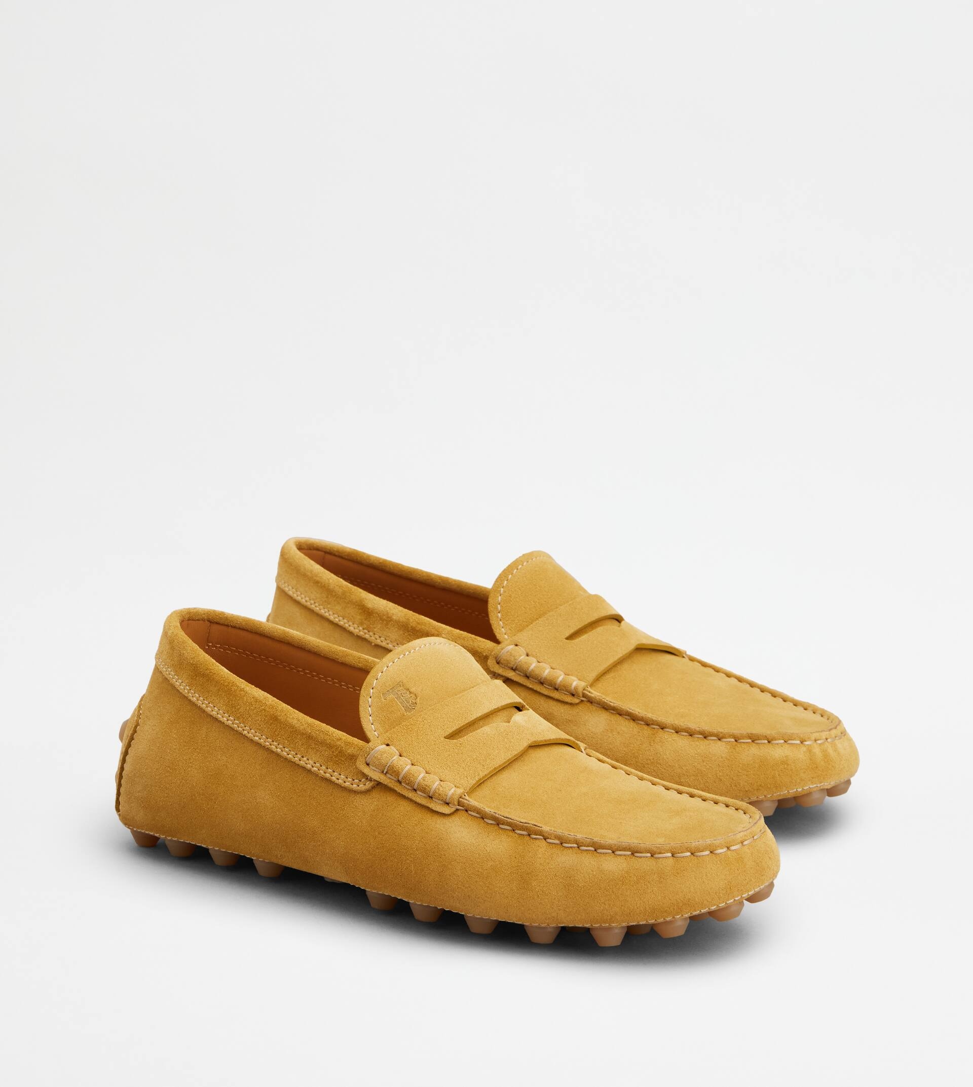 TOD'S GOMMINO BUBBLE IN SUEDE - YELLOW - 2