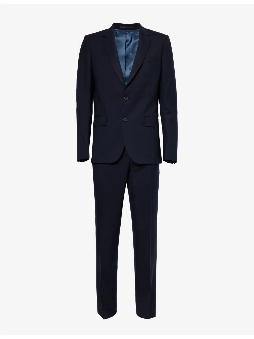 A Suit To Travel In structured-shoulders regular-fit tapered-leg wool suit - 1