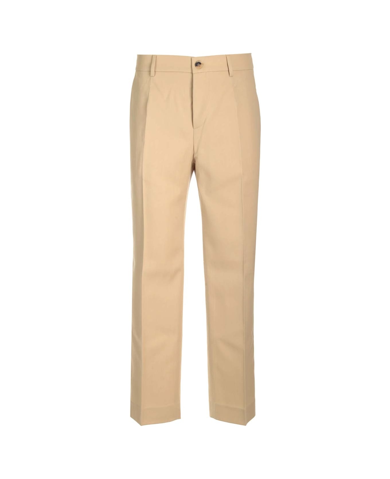 Wool Drill Tailored Trousers - 1