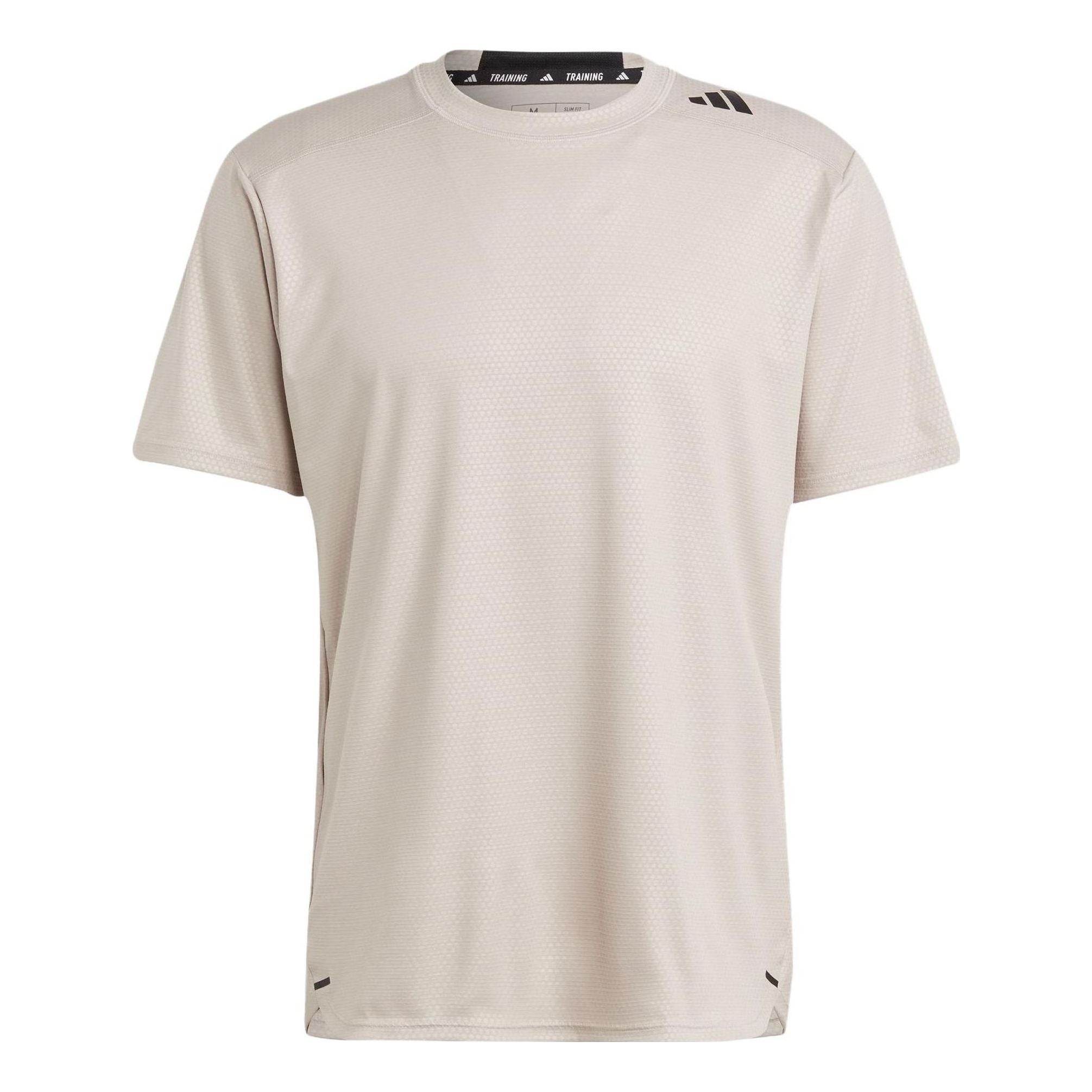 adidas D4T Strength Workout T-Shirt 'Wonder Beige' HY0774 - 1