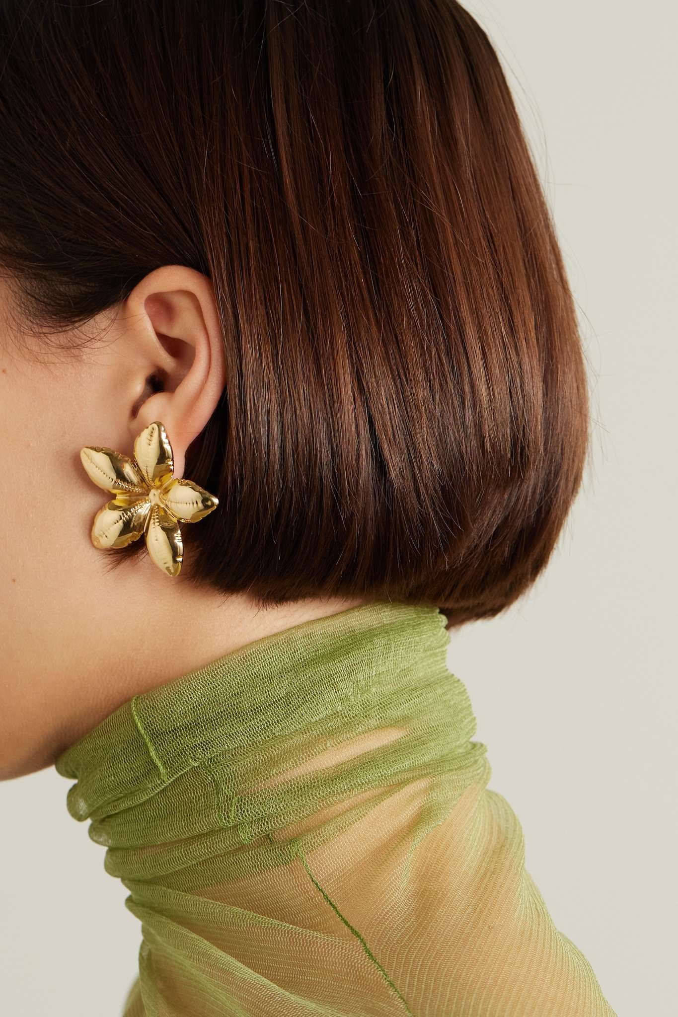 Gold-tone earrings - 2
