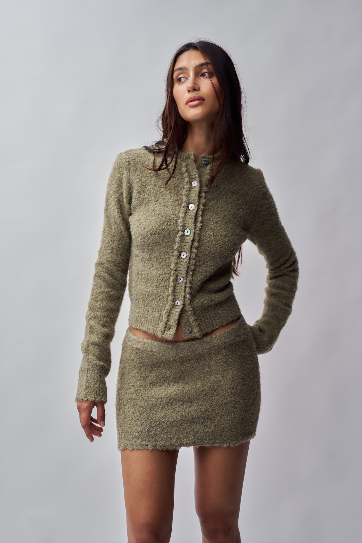 PALMYRA KNIT MINI SKIRT - 4