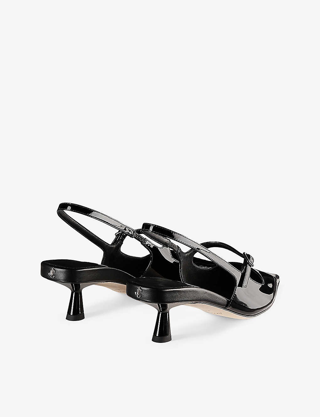 Didi patent-leather slingback courts - 5