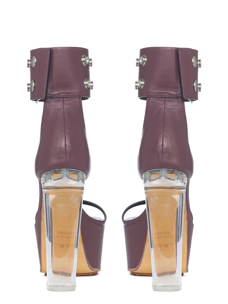 Minimal Grill 130mm platform sandals 4