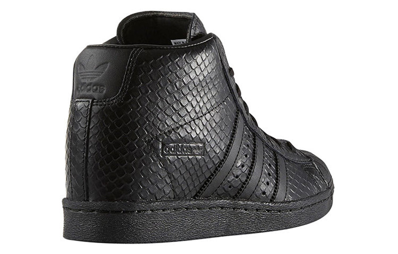 (WMNS) adidas 원본 Superstar 위로 비 미끄러짐 착용 저항하는 높 경도 운동 검정 S76404 4