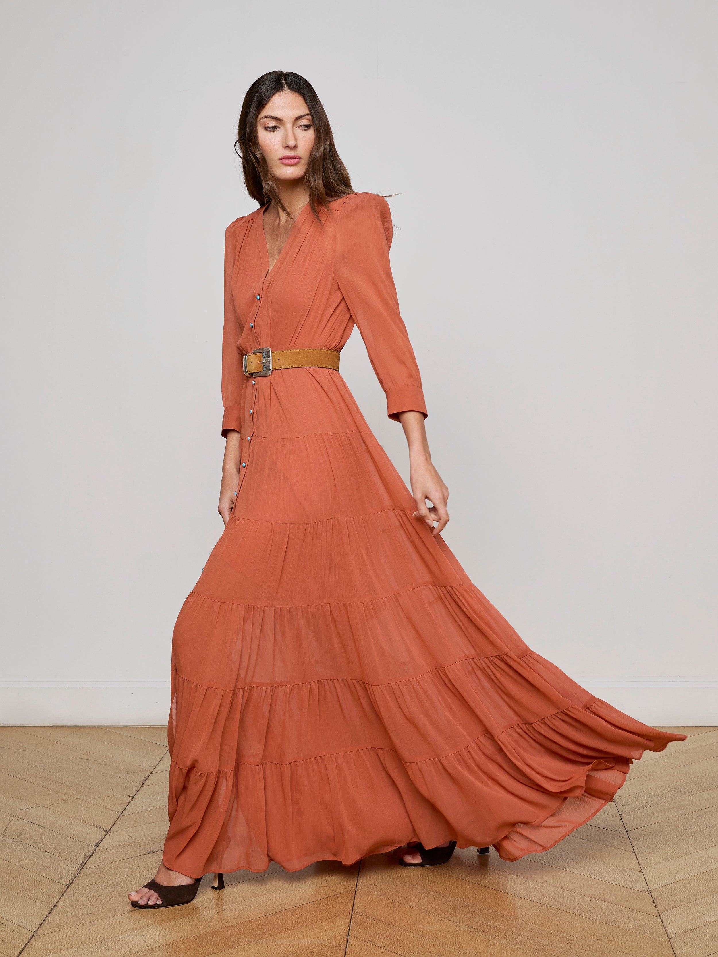 Seraphina Tiered Maxi Dress - 3