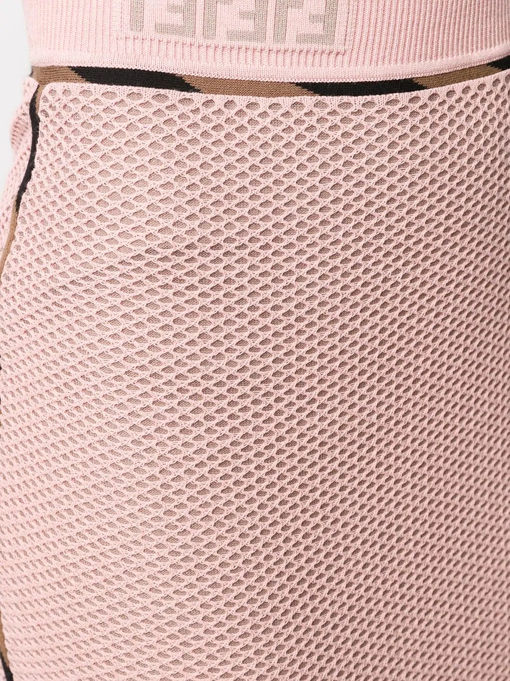 FF motif mesh pencil skirt - 5