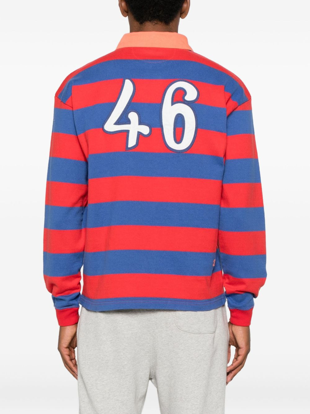 striped rugby polo shirt - 3