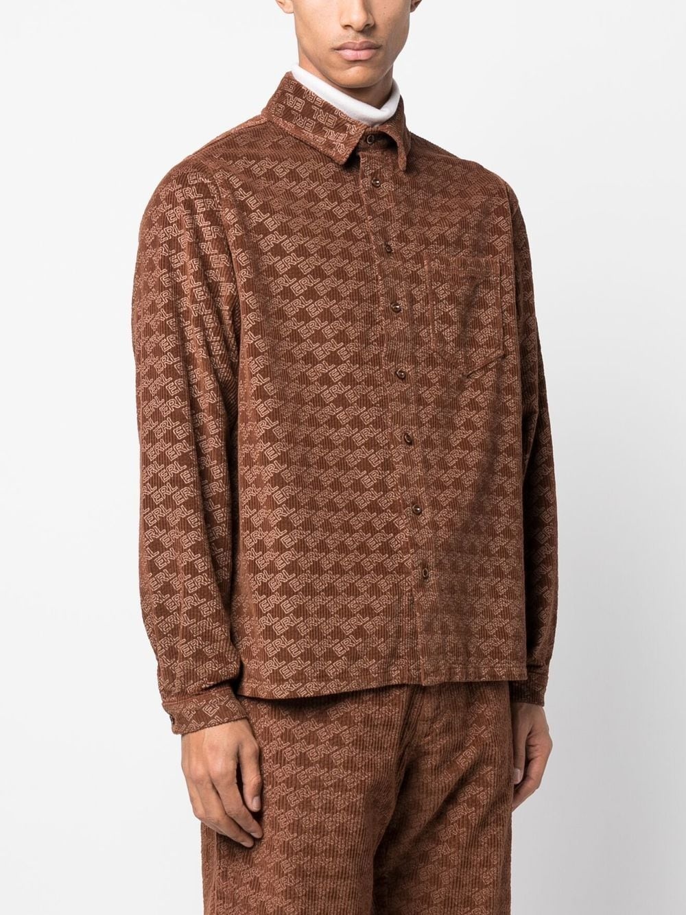 logo-print shirt - 3