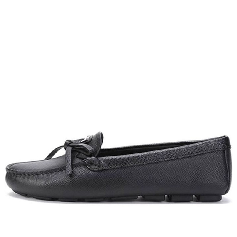 (WMNS) PRADA Saffiano Leather Driving Loafers 'Black' 1DD071_053_F0002_F_005 1