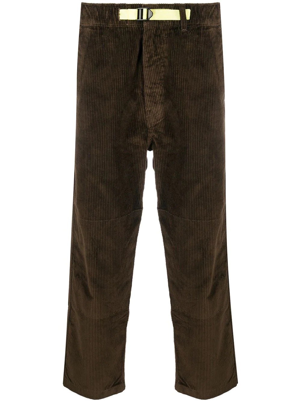 corduroy straight-leg trousers - 1