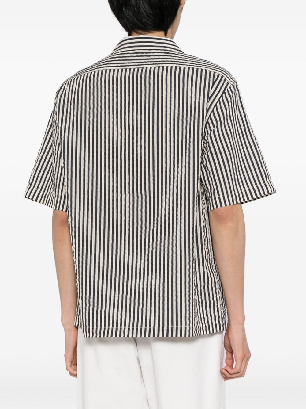 striped seersucker shirt - 4