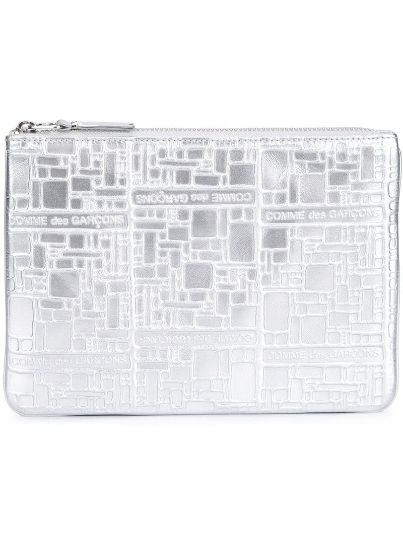 embossed logo purse 1