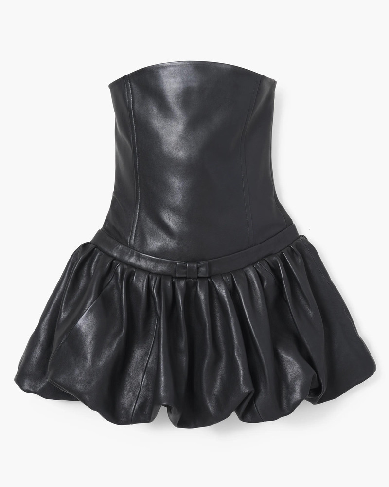 THE LEATHER BUBBLE DRESS 1