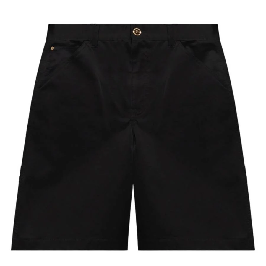 Versace Medusa Hardware Gabardine Cargo Shorts - 1
