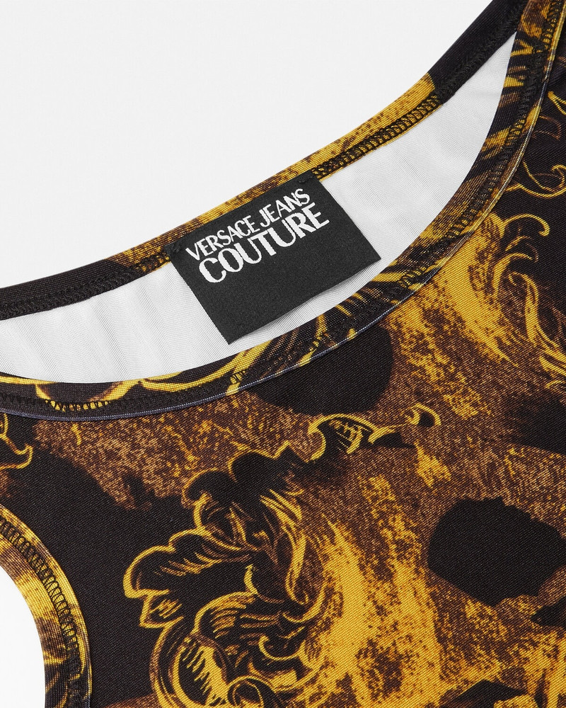 VERSACE JEANS COUTURE Watercolor Couture Crop Top outlook