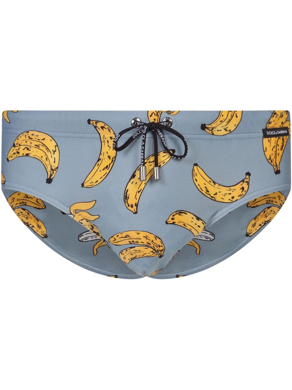 banana print swimming trunks - 1