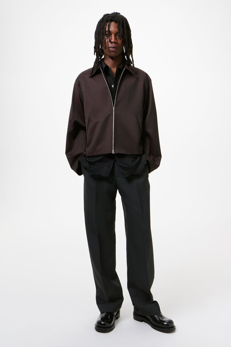 Our Legacy Mini Jacket Crushed Grape Formflex Weave outlook