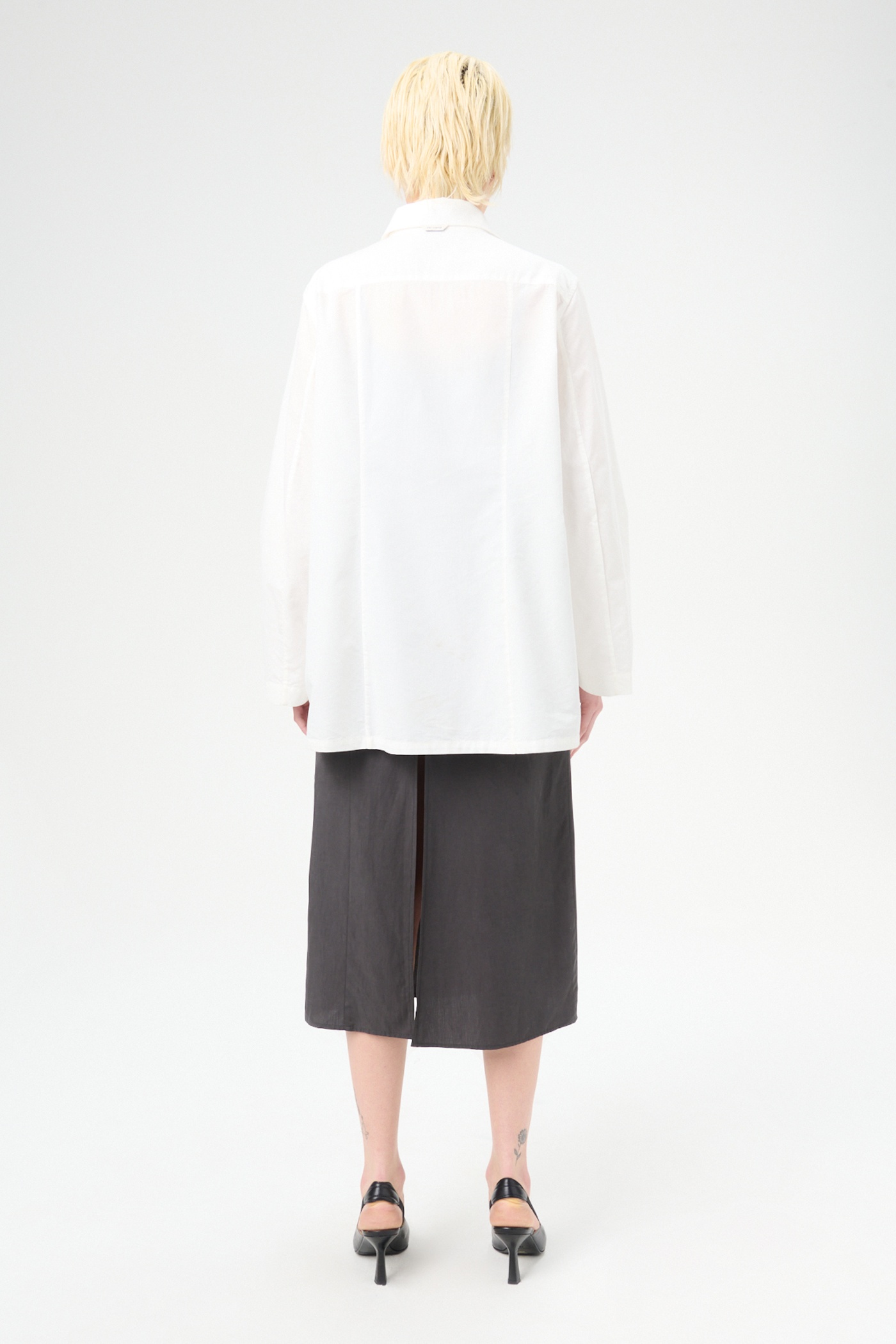 Machine Shirt White Peached Cupro - 7