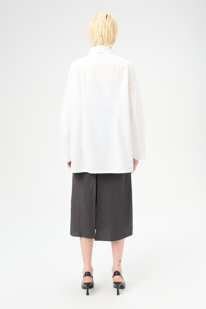 Machine Shirt White Peached Cupro 7