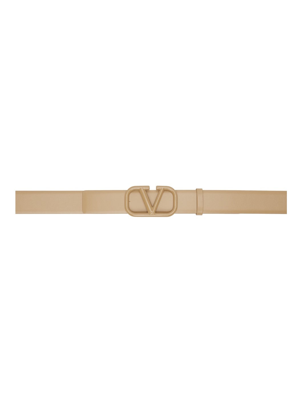 Beige VLogo Signature 30mm Belt - 1