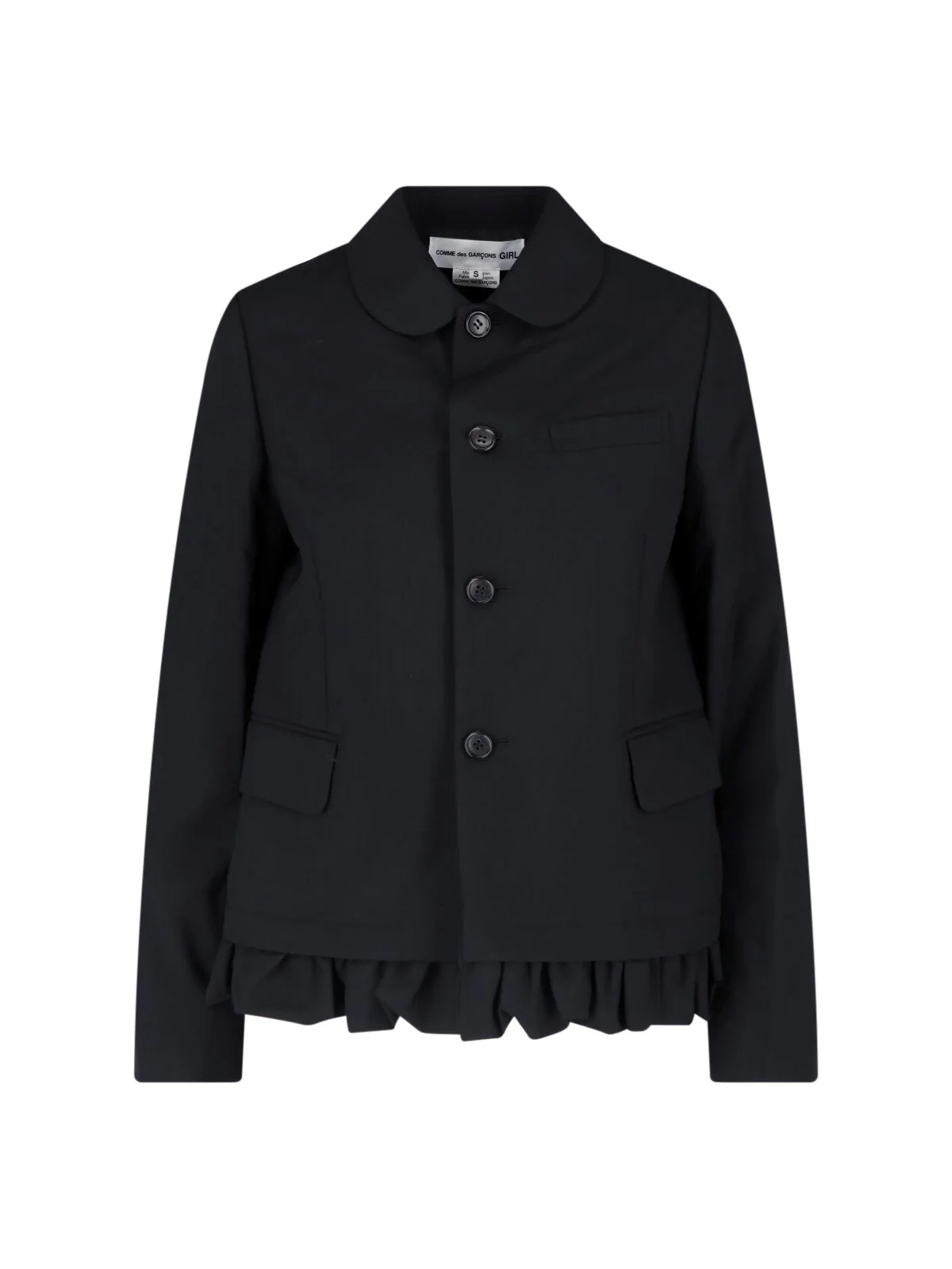 WOOL BUTTON-DOWN JACKET - 1