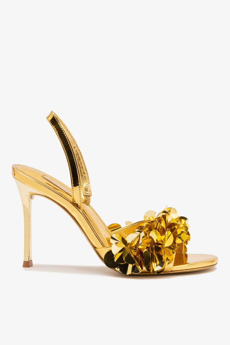 Morgan Sandal In Gold Specchio 1