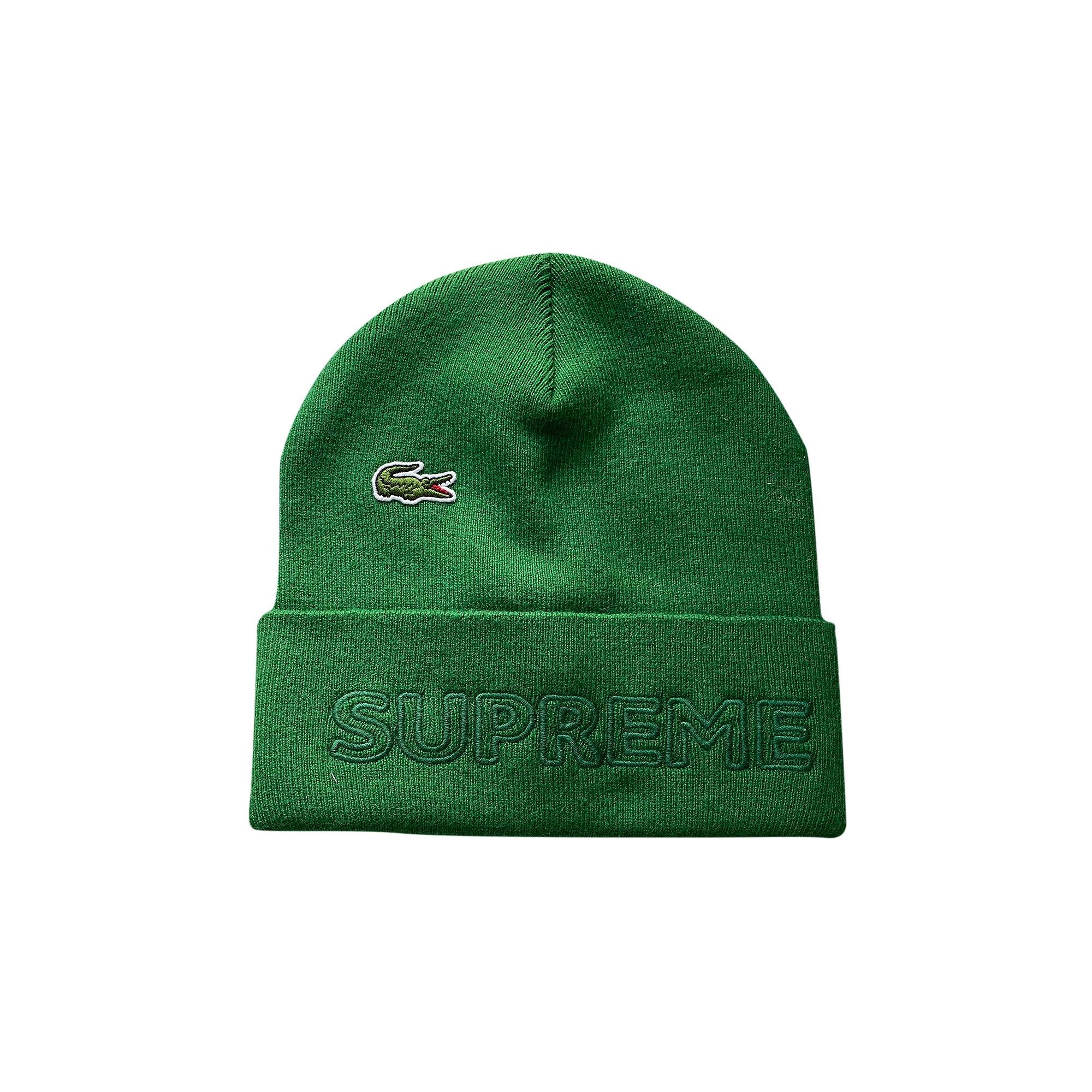 Supreme x Lacoste Beanie 'Green' - 1