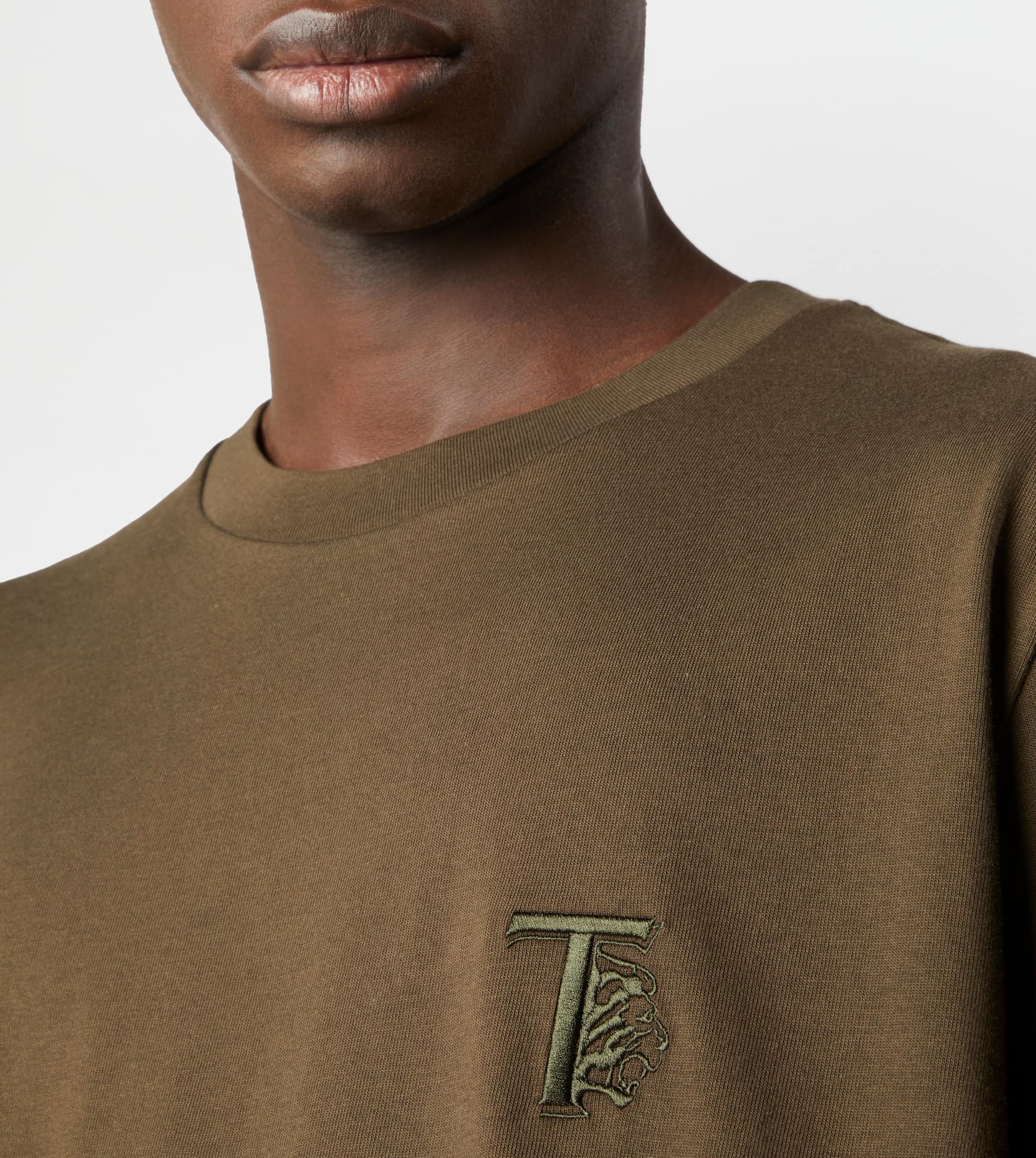 ROUND NECK T-SHIRT - GREEN - 4
