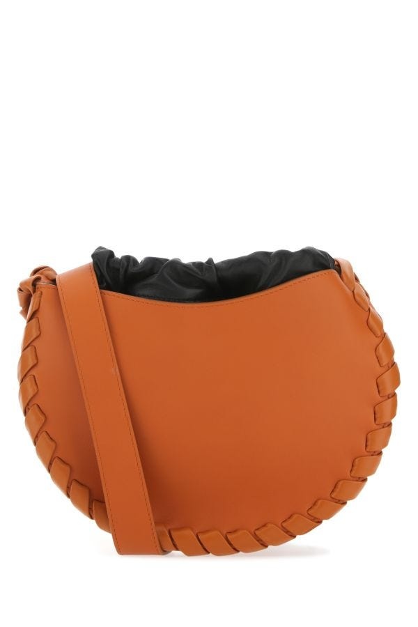 CHLOE Dark Orange Leather Small Mate Crossbody Bag - 3