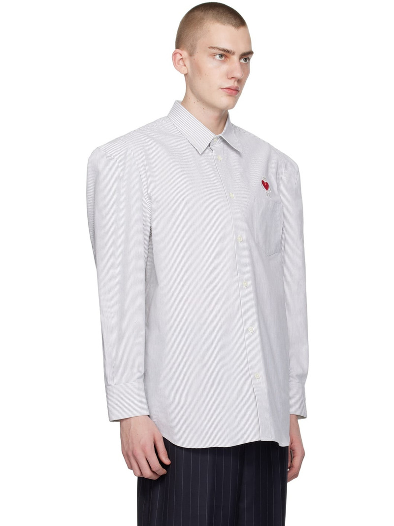 White Robot Shoulder Shirt 2