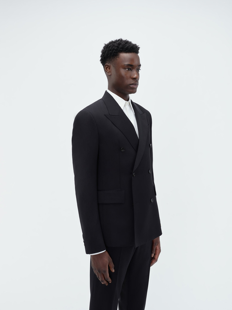 DOUBLE BREAST BLAZER-BLACK 7