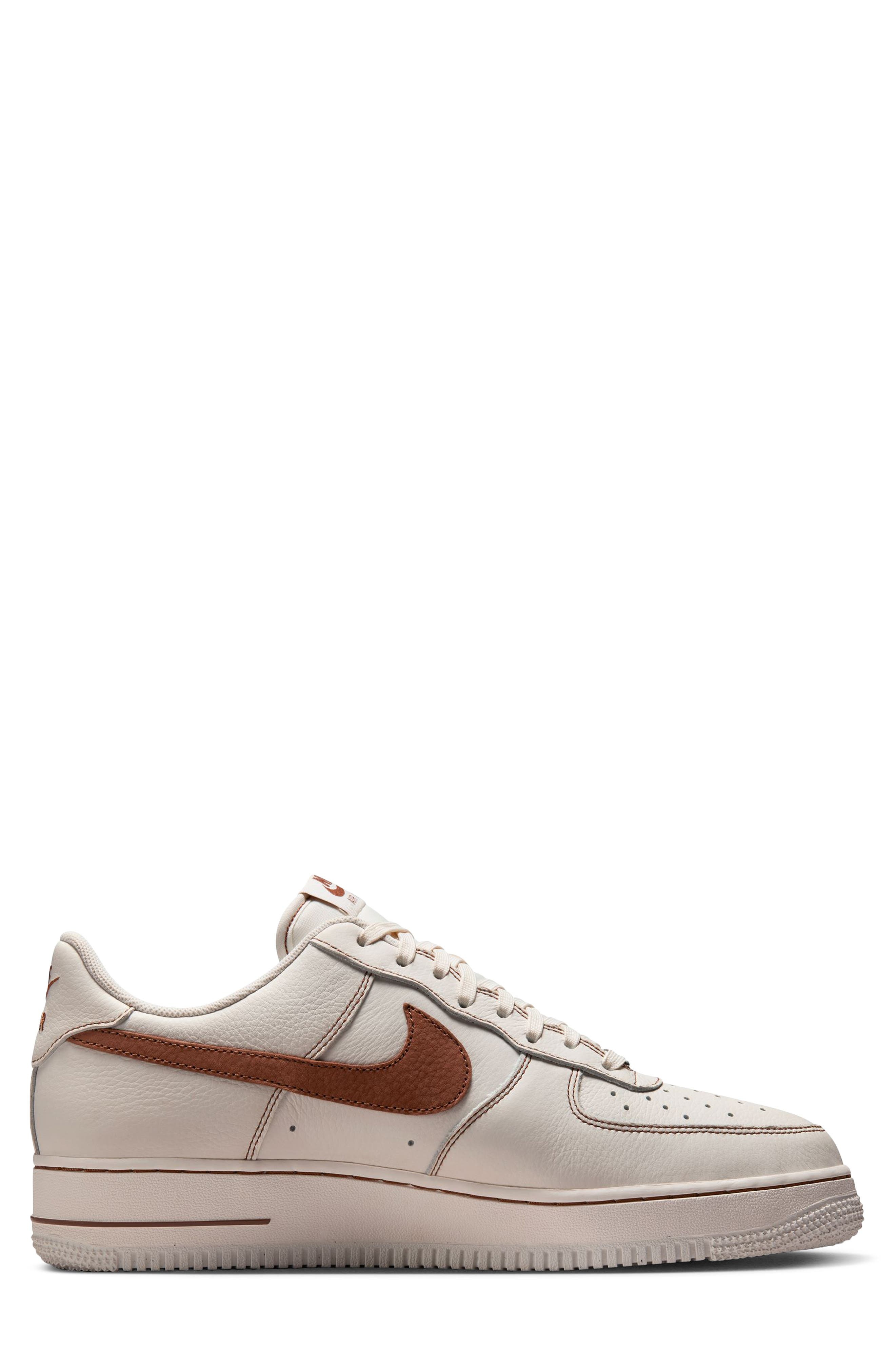 Nike Air Force 1 '07 LV8 Sneaker in Ivory/Saddle Brown at Nordstrom - 6