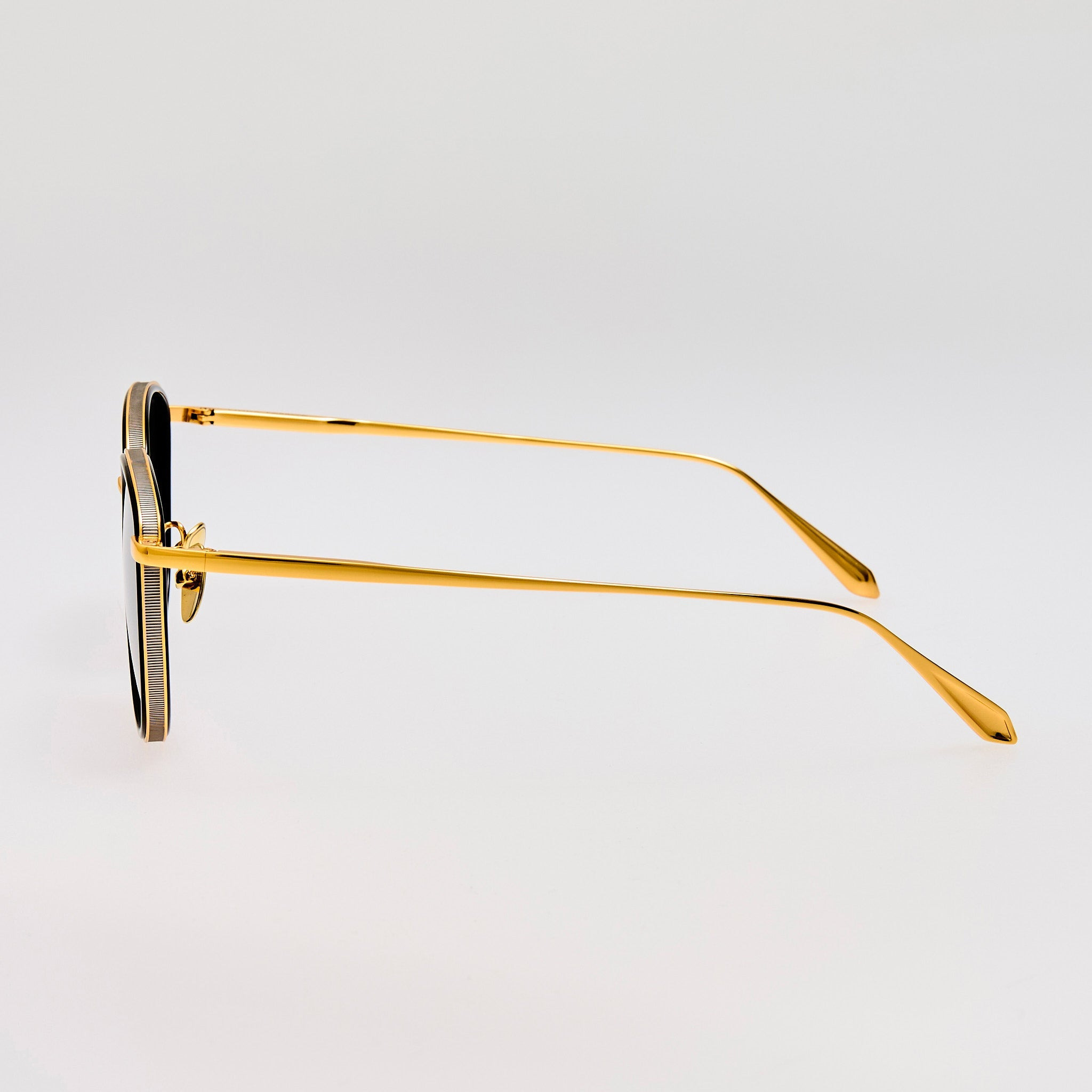 Dahlia Sunglasses in Black and Gold - 6