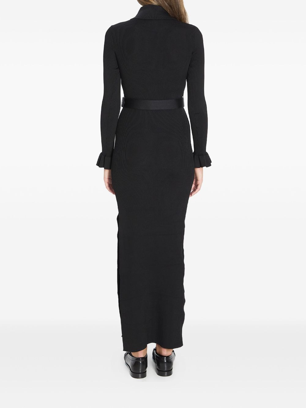 ribbed maxi dress - 4