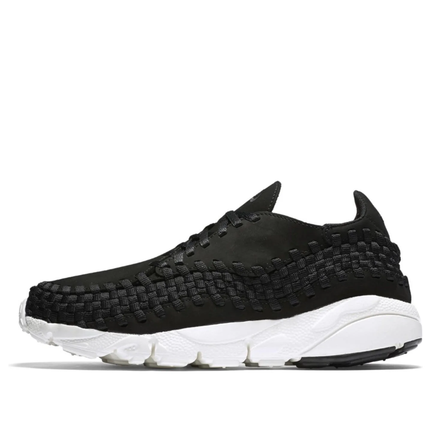 Nike 실험실 공기 발경 길쌈된 NM '검정 백색' 874892-001 - 1