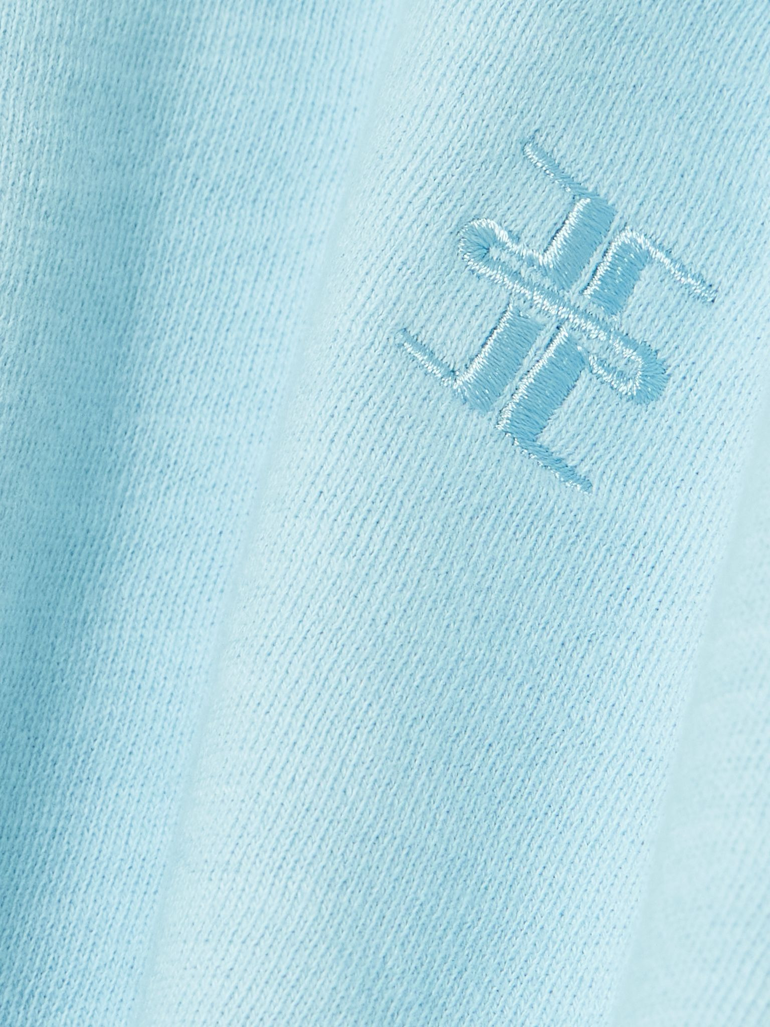 Sonny embroidered cotton-jersey sweatshirt Blue - 4