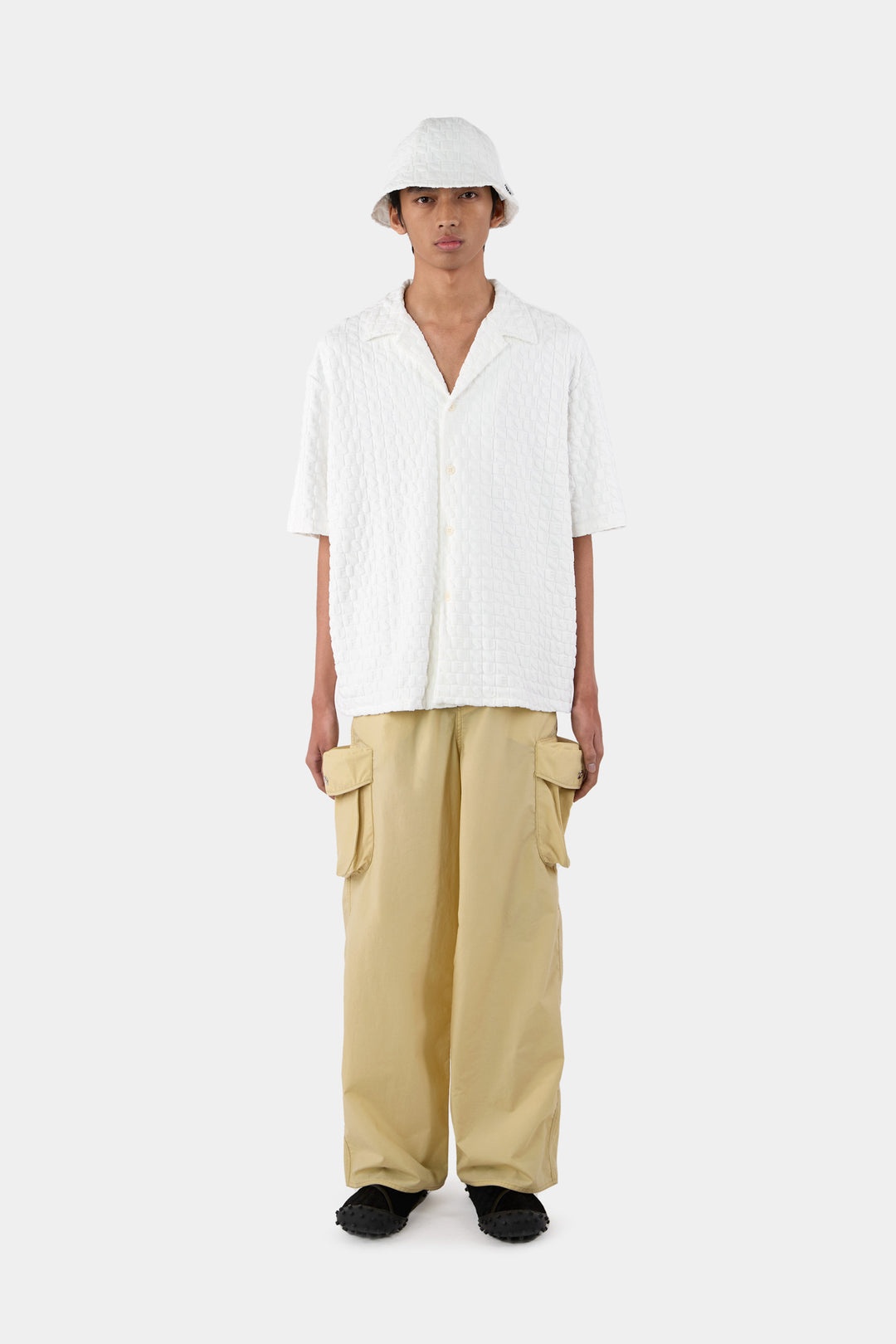 SHORT SLEEVE SHIRT / white - 3