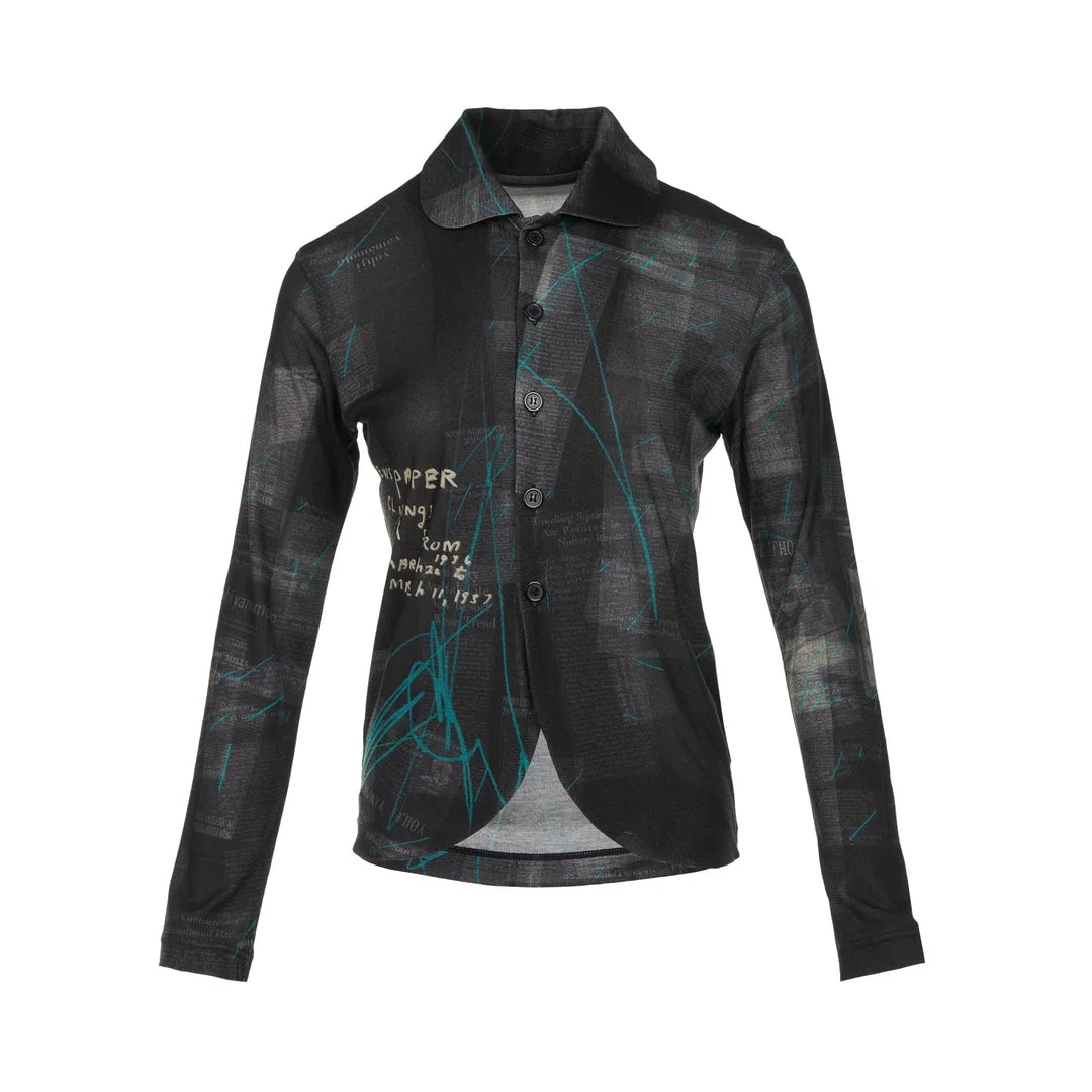 Round Collar Cardigan - 1