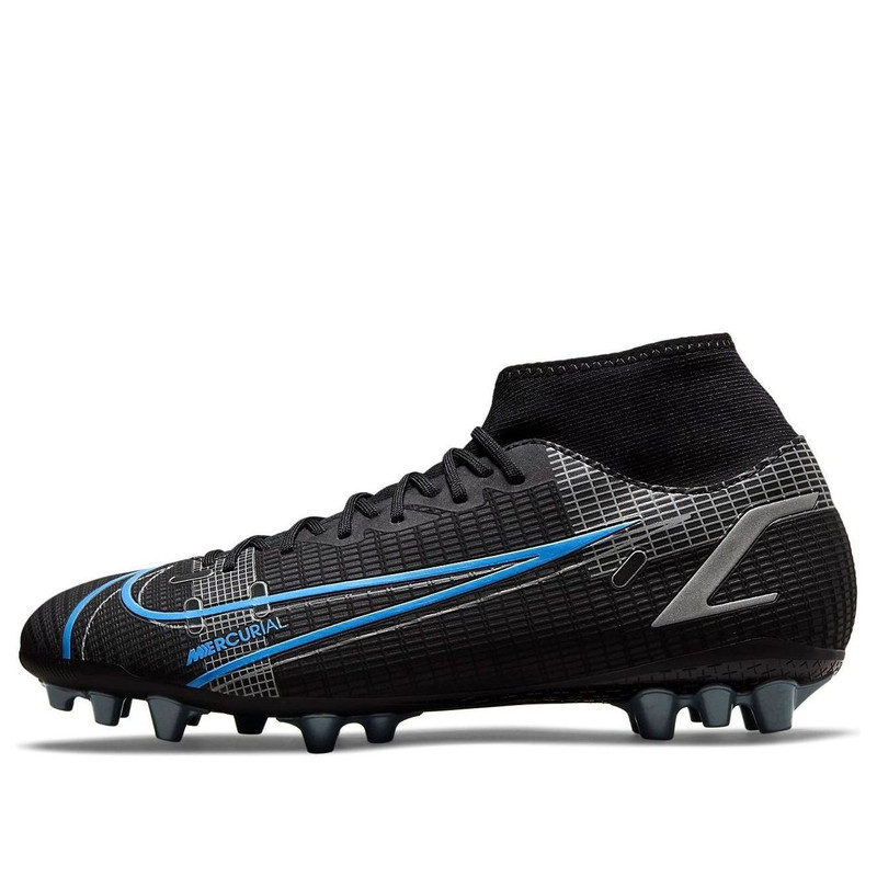 Nike Mercurial Superfly 8 아카데미 AG 인공 잔디 '블랙 블루' CV0842-004 - 1