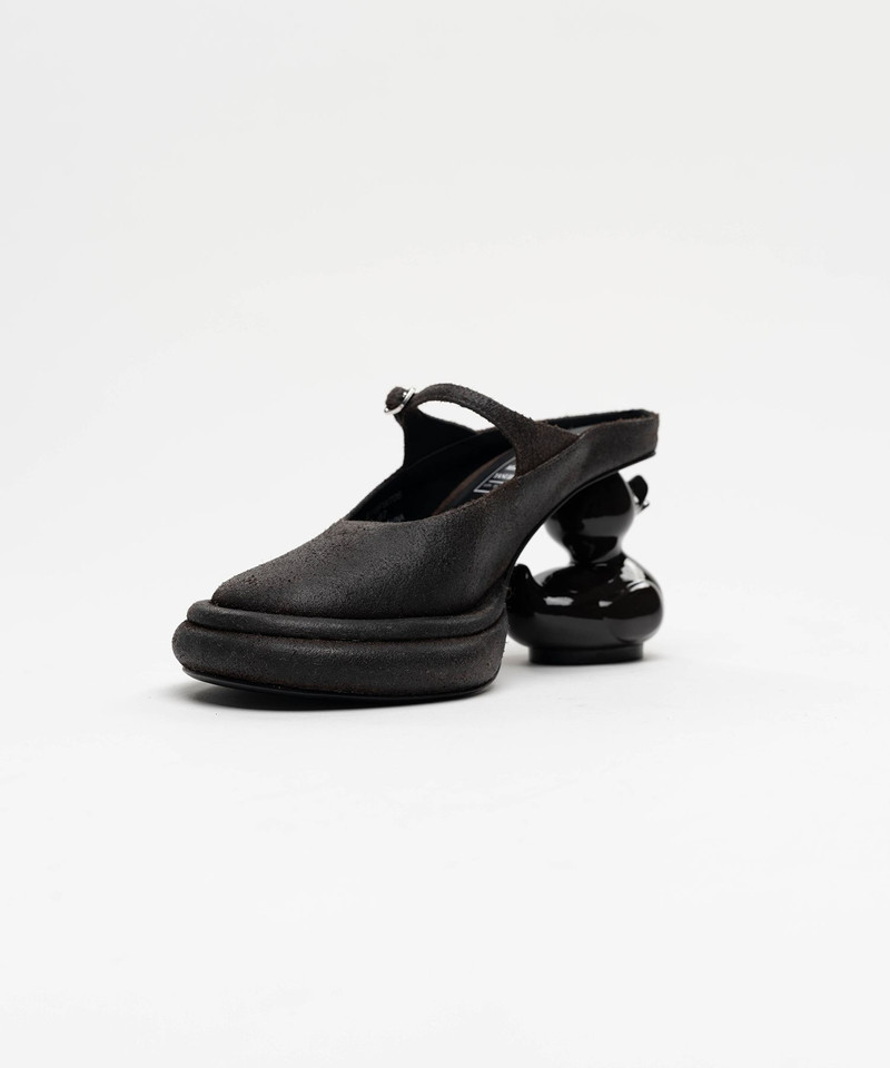 Duck Heel Suede Mule 12