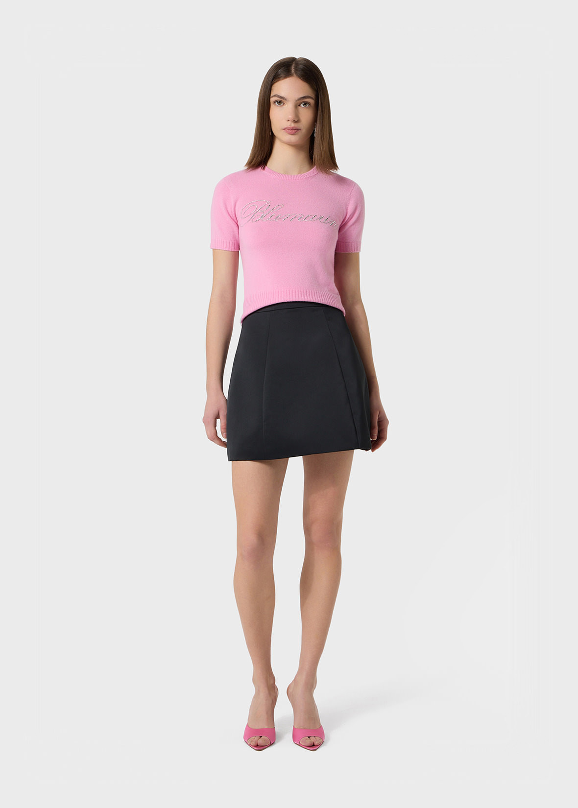 DUCHESSE SATIN MINISKIRT - 2