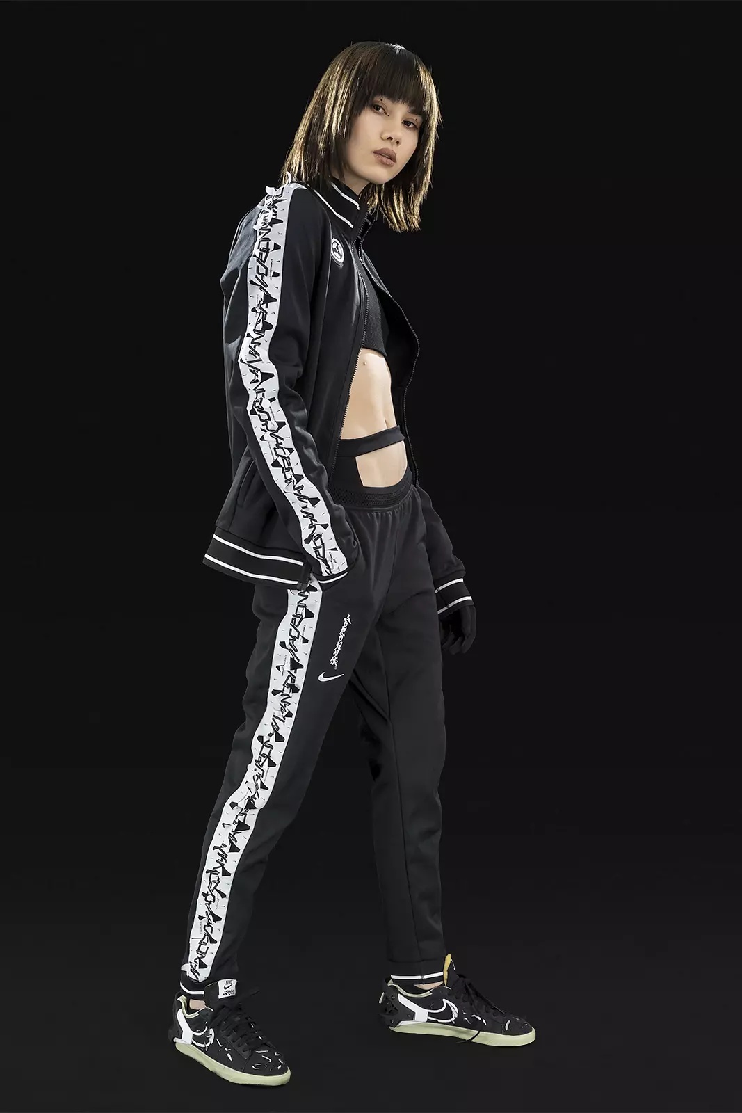 GGG-P1-010 Nike® Acronym® Track Pant Knit BLACK/BLACK - 16