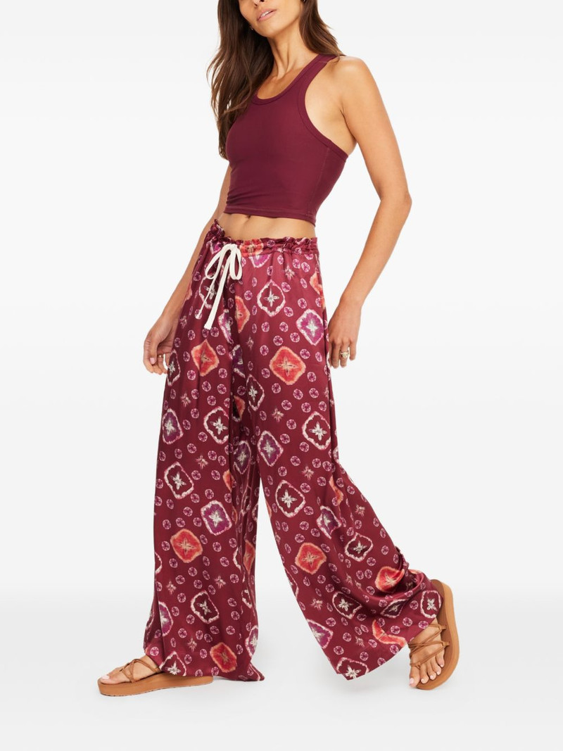 THE UPSIDE Miri Kato wide-leg silk trousers outlook