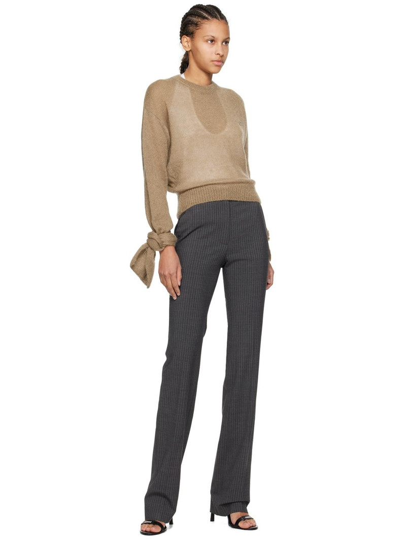 COPERNI Brown Knotted Sleeve Sweater outlook